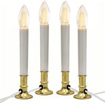 4 Pack Electric Window Candle Lamp 