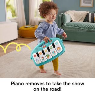 Fisher-Price Kick & Play Piano Gym – Blue Baby Activity Mat