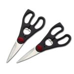 Farberware 2-Piece Stainless Steel Utility Shears, Black