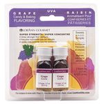 LorAnn Twin Pack Super Strength Flavoring Oils – Highly Concentrated Food Grade Extracts for Baking, Candy Making, and Beverages (Grape)