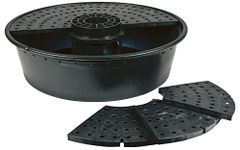 Little Giant DFB36 36-Inch Disappearing Water Fountain Basin, Supports Up to 2,000 lbs., Black, 566517