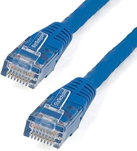 StarTech.com Blue Molded RJ45 UTP Gigabit Cat6 Patch Cable - 1 Feet (C6PATCH1BL)