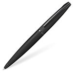 Cross ATX Brushed Black Ballpoint Pen with Polished Black PVD Appointments