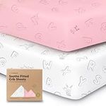 2-Pack Organic Cot Sheets Fitted fo