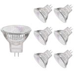 VINBE MR11 Halogen Light Bulbs, 20W 12V MR11 GU4 Halogen Spot Bulbs Lamp, Warm White,Pack of 6