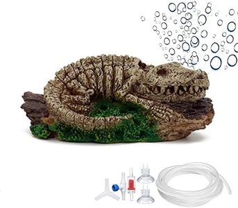 ALEGI Aquarium Air Bubbler Decorations,Air Bubbler Decor Ornament for Fish Tank (Dinosaur)