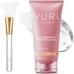 Yuri Collagen Night Wrapping Mask, Yuri Korean Beauty, Korean Beauty Collagen Night Wrapping Mask, Easy Peel off Facial Mask Skin Care Night Mask, Hydrating Firming Sleeping Mask (1pcs)