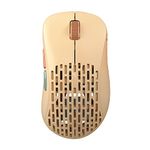 Xlite V2 Mini Retro Edition Wireless Ultralight (55 g) High Performance Super Light and Fast Ergonomic Gaming Mouse 2.4Ghz 1ms 20000 DPI Optical Sensor PAW3370 (Mini, Wireless, Brown)