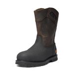 Timberland PRO Men's Powerwelt Pull-on Steel Safety Toe Farm Ranch Work Boot, Rancher Brown-2024 New, 9.5