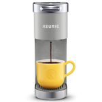 Keurig K-Mini Plus Coffee Maker, Single Serve K-Cup Pod Coffee Brewer, Comes With 6 to 12 oz. Brew Size, K-Cup Pod Storage, and Travel Mug Friendly, Studio Gray