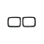 Rugged Ridge 12419.24 Black Headlight Bezel - Pair