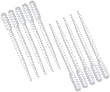 200Pcs Graduated Transfer Plastic Pipettes Eye Dropper 3ML Washable Pipettes for Essential Oils