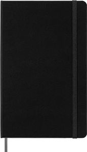 Moleskine Smart Notebook, Smart Writing System, Digital Notepad with Hard Cover, Ruled Pages and Elastic Closure, Size Large 13 x 21 cm, Colour Black