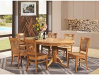 East West Furniture VANC7-OAK-W 7 P