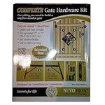 Nuvo Iron HGCBHK01 Heavy Duty Gate Corner Frame Brace Kit, Black