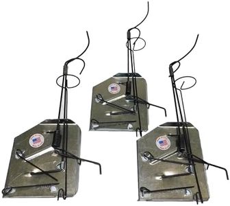 Cinch Gopher Trap with Tunnel Marking Flag (Large) Heavy-Duty, Reusable Rodent Trapping System | Lawn, Garden, and Outdoor Use | (Pack Of 3)