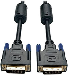 Tripp Lite DVI Dual Link Cable, Digital TMDS Monitor Cable (DVI-D M/M) 1-ft.(P560-001),Black