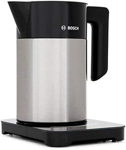 Bosch Sky TWK7203GB 7 Variable Temperature settings & KeepWarm function, Cordless Kettle, 1.7 Litres, Black/Silver