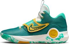 NIKE KD Trey 5 X, Low Men, Clear Jade Geode Teal Sail Vivid Sulfur, 13 US