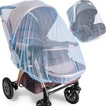 Mosquito Net for Stroller - 2 Pack Durable Baby Stroller Mosquito Net - Perfect Bug Net for Strollers, Bassinets, Cradles, Playards, Pack N Plays and Portable Mini Crib (Blue) ââ‚¬¦