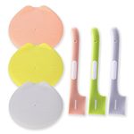 MaehSab 6 Pcs Pet Food Can Supplies Set, 3 Pcs Silicone Dog Cat Food Can Covers Lids and 3 Pcs Cat Food Mix Spoons, Dishwasher Safe