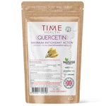 Quercetin Capsules - Naturally Derived - Maximum Antioxidant Action - UK Made - Free from Synthetic Additives - Vegan - Pullulan (120 Capsule Pouch)