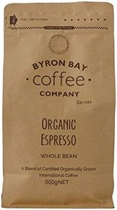 Byron Bay Coffee Company Certified Whole Bean Organic Espresso, 500 g