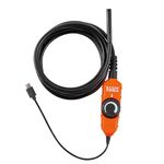 Klein Tools ET16 Borescope, 9 mm 10-Foot Armored Waterproof Gooseneck Snake, LED Lights, Endoscope Digital Inspection Camera for Android Phones