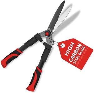 GARTOL Garden Hedge Shears & Clippers, Manual Hedge Trimmer with Comfort Grip Lightweight Handles, High Carbon Steel Bushes Cutter, Ideal for Trimming and Shaping Borders, Decorative Shrubs (23 Inch)