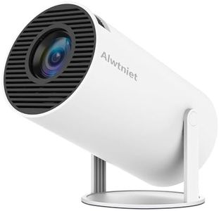Mini Proiettore Portatile con Android 11, Videoproiettore 4K Support 200 ANSI 8000 Lumen, Proiettore Bluetooth 5.0 WiFi 5G, Rotativo a 180° per TV Stick