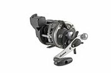 Okuma Magda Pro Line Counter Levelwind Trolling Reel, Small, Black/Silver, MA-30DLX