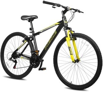 WEIZE Hardtail Mountain Bike, 29 Inch Wheels Outdoor Cycling Bike, 21-Speed Trigger Shifter, Aluminum Frame for Men and Women, Comfort Saddle, MTB Bicycle with Suspension Fork