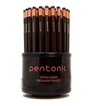 Pentonic Extra Dark Graphite Pencil Tumbler Pack | HB2 Lead | Set of 50 Pcs