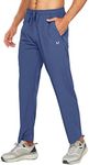 NORTHYARD Men's Athletic Running Joggers Workout Track Tapered Pants Lightweight Quick Dry Sweatpants with 3 Zipper Pockets FEDERALBLUE 3XL