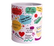 DAYS Motivational Quote Ceramic Mug Gift To Friend Brother Sister And Everyone Ceramic Drinking Tea Coffee Mug Motivational Mugs With Quotes For Home Office, 350 Ml