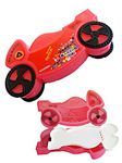 Khurana Plastic Winner Bike Shape Double Level Stationary Holder Pen Pencil Case Box with Wheel for Kids Girls and Boys (Colours May Vary)