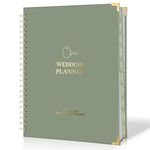 BIROYAL Wedding Planner Book and Organiser for UK Weddings - Engagement Gifts - Ultimate A4 Bridal Planning Journal with Checklist, Calendar & Tips