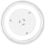 5304464116 Microwave Glass Turntable Plate/Tray by Beaquicy - Replacement for Kenmore Microwave