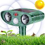 Titifeya Cat Deterrent for Garden Ultrasonic Cat Scarer Solar Powered Fox Repellent Animal Repeller Waterproof Upgraded Motion Activated Sensor for Dogs Birds etc