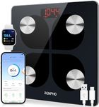 RENPHO Rechargeable Smart Scale, Digital Weight and Body Fat USB Weight BMI Scale, Elis 1 Body Composition Monitor with Smartphone App sync with Bluetooth, 396 lbs