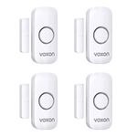 Door Window Alarm for Kids Safety, VOXON Wireless Door Alarm for Home Security Personal Security Window Alarms Sensor Burglar Door Alarm for Home, Cars, Sheds, Caravans DIY Kit Pack of 4