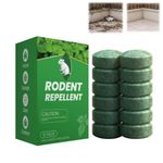 Natural Mouse Rodent Repellent with Camphor & Peppermint Oil, Against Mice, Cockroaches Indoor Outdoor Use for Garage Kitchen Basement Garden Shed