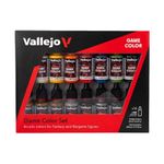 Vallejo Game Color Intro Set (16) Acrylic Multicolor Paint Set (16 x 9.74 fl oz) for Interior Walls, Wood