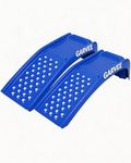 8" Lift Solid Steel Car Ramp 8000 Lbs Capacity, 2000 Lbs Per Ramps, Heavy Duty Truck Ramps for Car Repair or Vehicle Maintenance, 2 Pack Car Ramps, Blue
