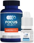 Focus Vision Supplements - Focus PI Post-Injection Eye Drops (10ml Bottle) & Focus Select AREDS2 Based Eye Vitamins (30-Day Supply) – Support Macular Health, Eye Vision Supplement