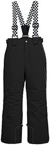Wowu Boys' Girls Waterproof Breathable Polyester Snowboard Ski Pants Youth Snow Pants Thick