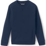 Lands' End School Uniform Kids Crew Sweatshirt, Classic Navy, 6-7