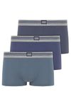 Jockey Cotton Stretch Short Trunk 3 Pack - Blue Mix XX Large Blue Mix