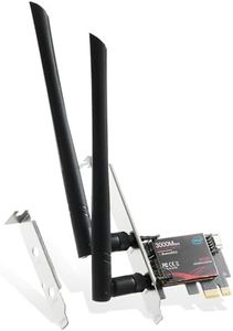 Binardat WiFi6 Card AX3000 PCIe WiFi Network Adapter, Intel AX200 Chip Bluetooth 5.0, Dual-Band 2.4GHz/5GHz OFDMA & MU-MIMO, for Windows 10/11