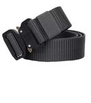 Nylon Tactical Quick Release Buckle Belt for men (NB-51), (28, GREY)